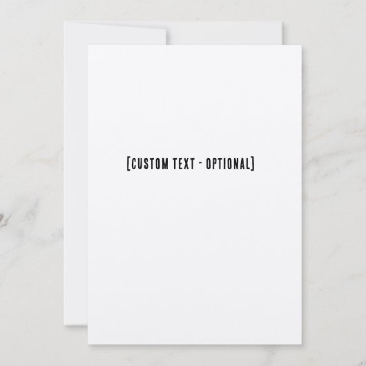 Zoo Birthday Invite - Custom Animal Party Card Einladung (Rückseite)