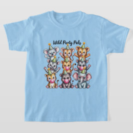 Zoo Birthday Party Animals, Fun Party Animal Squad T-Shirt