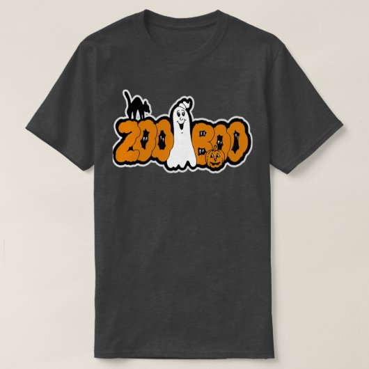 Zoo Boo Halloween Day Party T-Shirt (Design vorne)