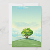 Zoo cartoon cute animals einladung (Rückseite)