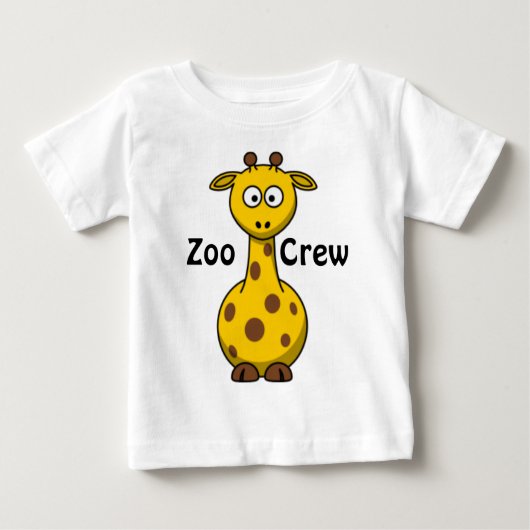 Zoo-Crew-Giraffe Baby T-shirt (Vorderseite)