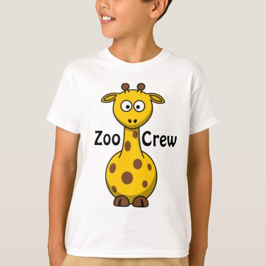 Zoo Crew Giraffe T-Shirt (Vorderseite)