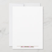 ZOO CREW Jungle Safari BIRTHDAY INVITE 12x18 Einladung (Rückseite)