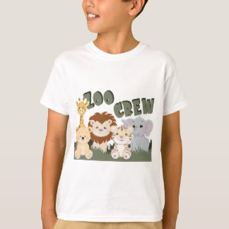Zoo-Crew Kinder Tierischer T - Shirt