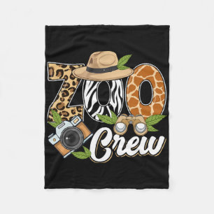 Zoo Crew Safari-Tiere Wildtiere Tier Wild Feld Fleecedecke