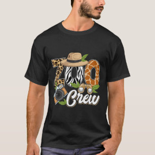Zoo Crew Safari Tiere Wildtiere Tier Wild Feld T-Shirt