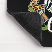 Zoo Crew Safari Tiere Wildtiere Tiere Wild Feld Mousepad (Ecke)