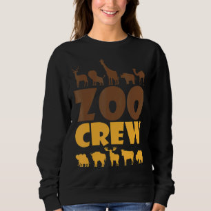 Zoo Crew Safari Tierwelt Zookeeper Zoologi Sweatshirt
