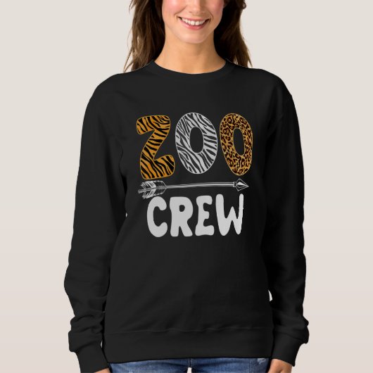 Zoo Crew Safari Zookeeper Tierzoogoge 1 Sweatshirt (Vorderseite)