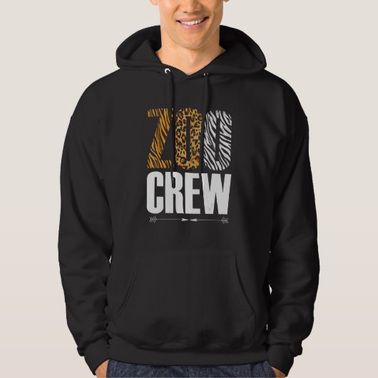 Zoo Crew Safari Zoologist Animals Hoodie (Vorderseite)