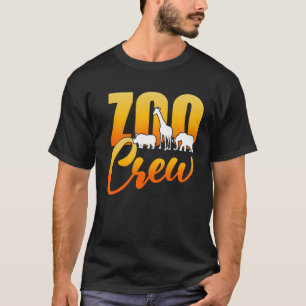 Zoo Crew Tierpark Zoologischer Garten Menagerie T-Shirt