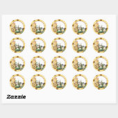 ZOO-CREW-Umschlag Aufkleber / Cupcake Toppers (Blatt)
