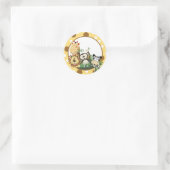 ZOO-CREW-Umschlag Aufkleber / Cupcake Toppers (Tasche)