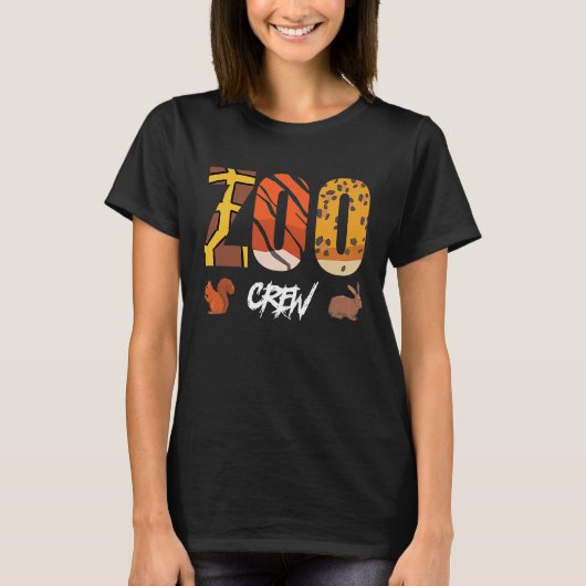 Zoo Crew  Wildlife Zoo Group T-Shirt (Vorderseite)