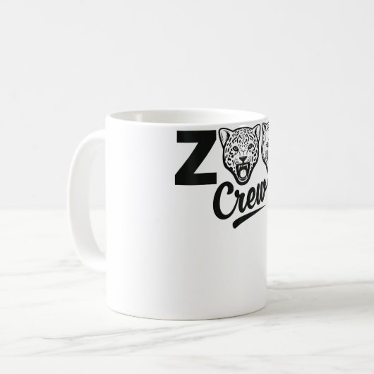 Zoo Crew Zoologe Safari Kaffeetasse (Vorderseite Links)