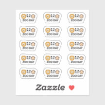 Zoo Day Erinnerung Niedliche Wildtiere Besuchsplan