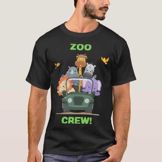 Zoo Day Out  & Cute Zoo Crew T-Shirt (Vorderseite)