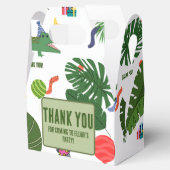 Zoo-Dschungel für individuell anpassbare Party Geschenkschachtel (Geöffnet)