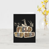 Zoo Field Trip Squad Field Day 2025 Matching Teach Karte (Gelbe Blume)