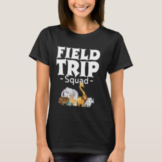 Zoo Field Trip Squad Matching Lehrer Schüler Junge T-Shirt