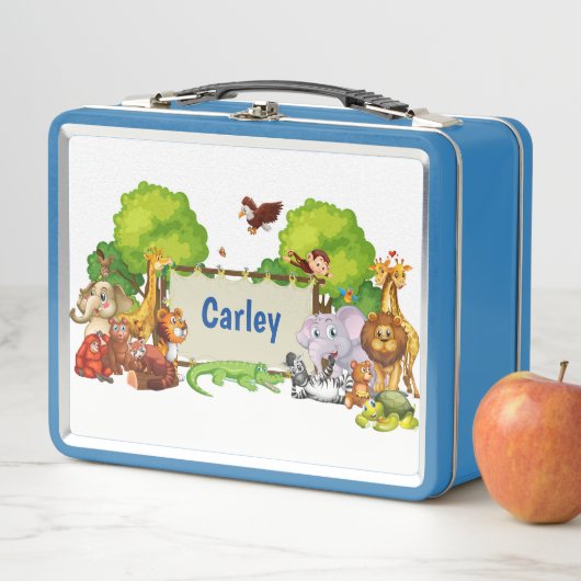 Zoo Friends Metal Lunch Box (Beispiel)