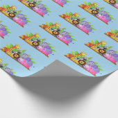 Zoo Friends Wrapping Paper Geschenkpapier (Ecke)