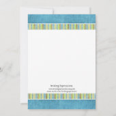 Zoo-Geburtstagsparty Einladungen (Rückseite)