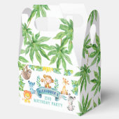 Zoo-Gefälligkeitsbox, Jungle Safari-Party Geschenkschachtel (Geöffnet)