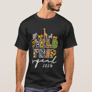 Zoo Giraffe Crew Safari Tier Zoo Wärter Kinder Kos T-Shirt