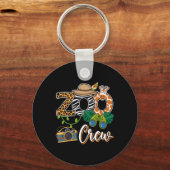 Zoo Giraffe Crew Safari Tierpark Kindermädchen Schlüsselanhänger (Vorderseite)