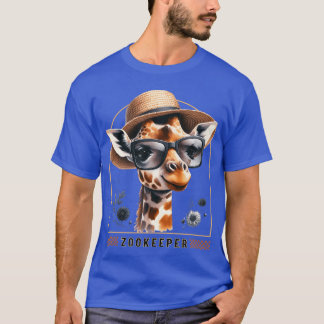 Zoo Giraffe Safari Zoo Wärter - Kunst T-Shirt