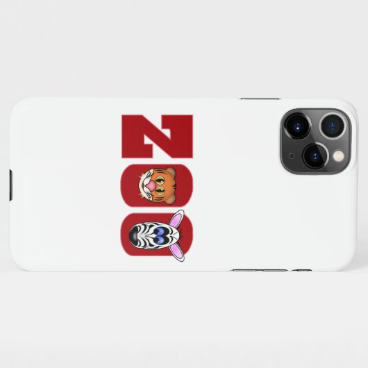 ZOO iPhone FALL iPhone Hülle (Rückseite (Horizontal))