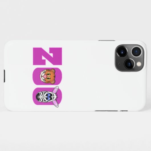 ZOO iPhone FALL iPhone Hülle (Rückseite (Horizontal))