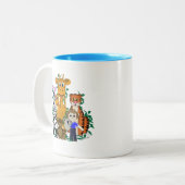 ZOO Junge Zweifarbige Tasse (Vorderseite Links)