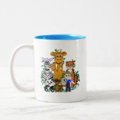 ZOO Junge Zweifarbige Tasse (Links)