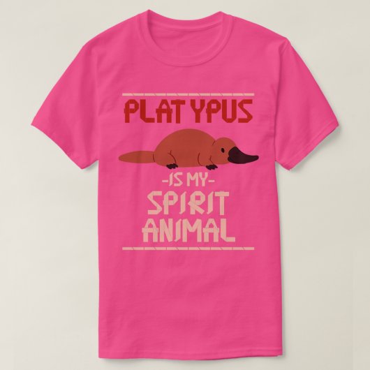 Zoo Keeper Aussie Gift Platypus T-Shirt (Design vorne)