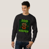 Zoo Keeper Funny Jungle Monkey Animal Lover Men Wo Sweatshirt (Vorne ganz)