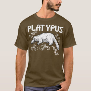 Zoo Keeper Geschenk Australien Platypus T-Shirt