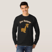 Zoo Keeper Giraffe Safari Animal T-Shirt (Vorne ganz)