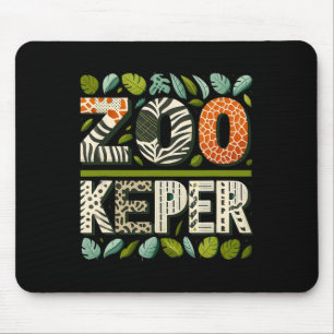 Zoo Keeper Kostüm Erwachsene Halloween-Party Safar Mousepad