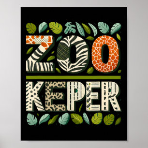 Zoo Keeper Kostüm Erwachsene Halloween-Party Safar Poster