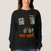 Zoo Keeper Kostüm Jungle Safari Explorer Zoo Ani Sweatshirt (Vorderseite)