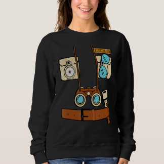 Zoo Keeper Kostüm Jungle Safari Explorer Zoo Ani Sweatshirt