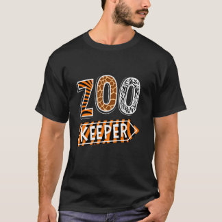 Zoo Keeper-Tiere Print Zookeeper Zoological Gard T-Shirt