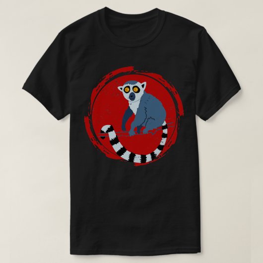 Zoo Keeper Tiergeschenk Madagascar Lemur T-Shirt (Design vorne)