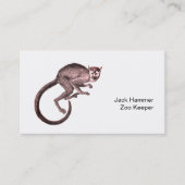 Zoo Keeper Visitenkarte (Vorderseite)