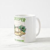Zoo Keeper Zookeeper Tierhalter Zoologe Student Kaffeetasse (VorderseiteRechts)