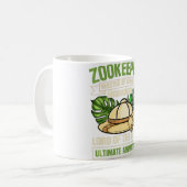 Zoo Keeper Zookeeper Tierhalter Zoologe Student Kaffeetasse (Vorderseite Links)