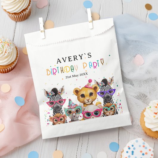 Zoo Kindergeburtstag Geschenktütchen