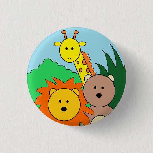 "Zoo-" Knopf Button (Vorderseite)